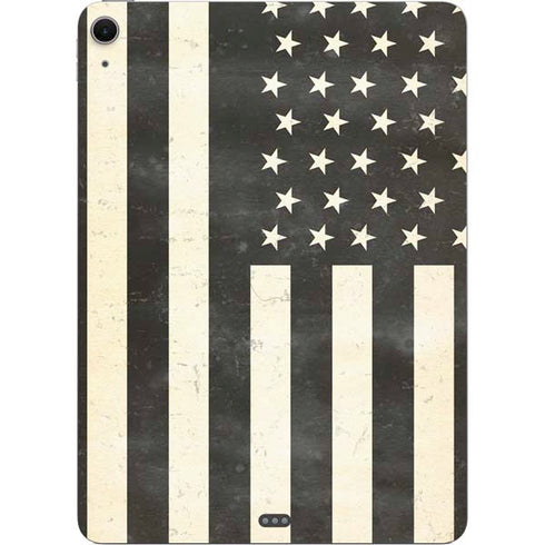 Black & White USA Flag Apple iPad Air Skin